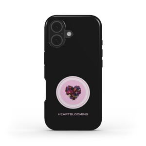 Black HeartBlooming telefono dėklas