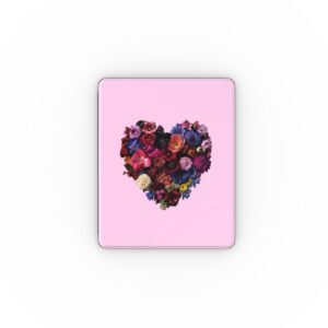 Rožinis IPad dėklas su HeartBlooming širdele
